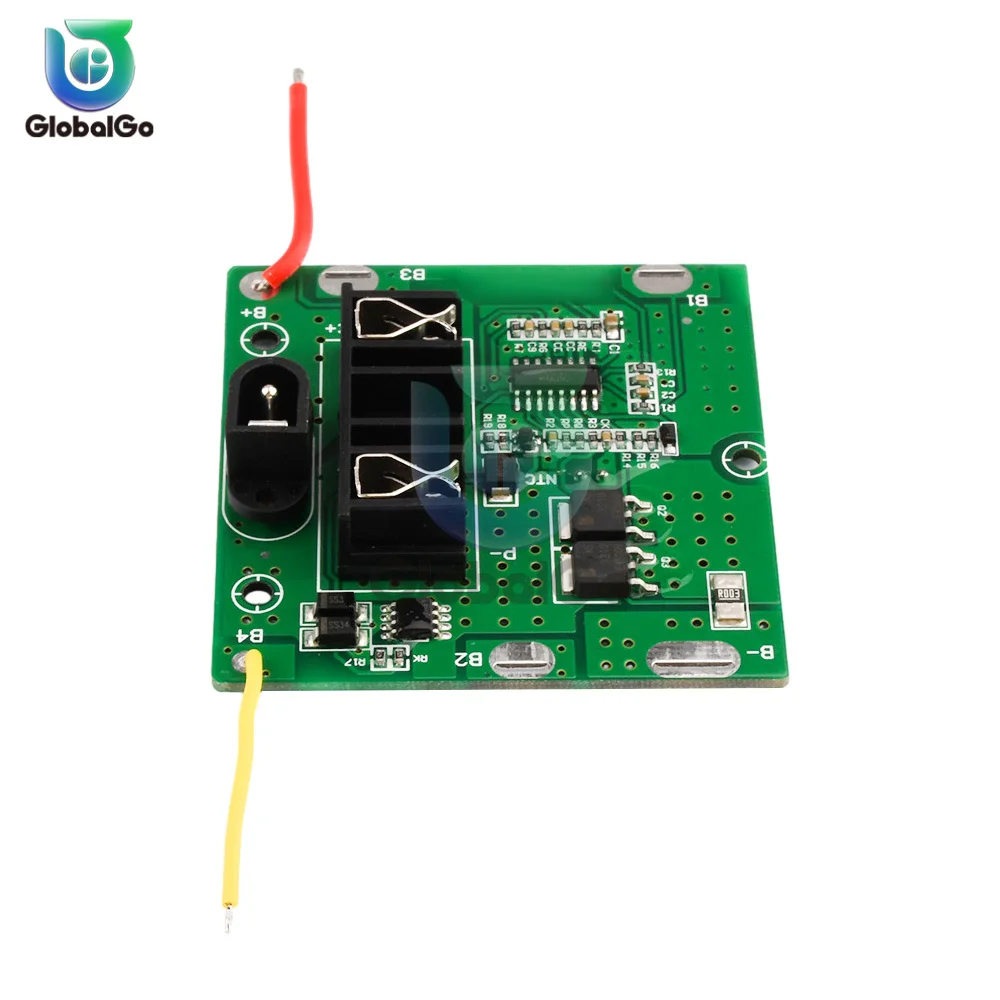 BMS 5S 12A 21V Li-ion Lipo 18650 Плата для зарядки аккумуляторных батарей Защита от перезарядки/короткого замыкания с разъемом постоянного тока