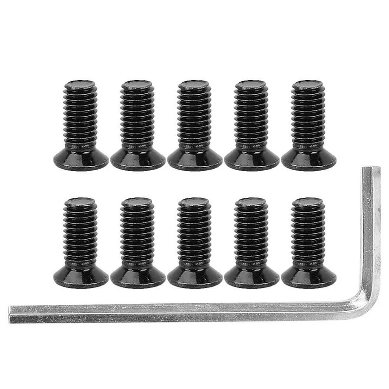 

10Pcs Screw Replacement Wrench Set Stainless Steel For Xiao Mi Mi Jia M365 Electric Scooter M5x12 Black Scooter Parts