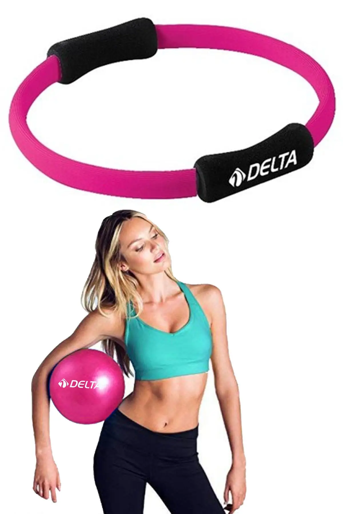 

Pilates Circle 20 Cm Mini Pilates Ball Over Ball Plates Set