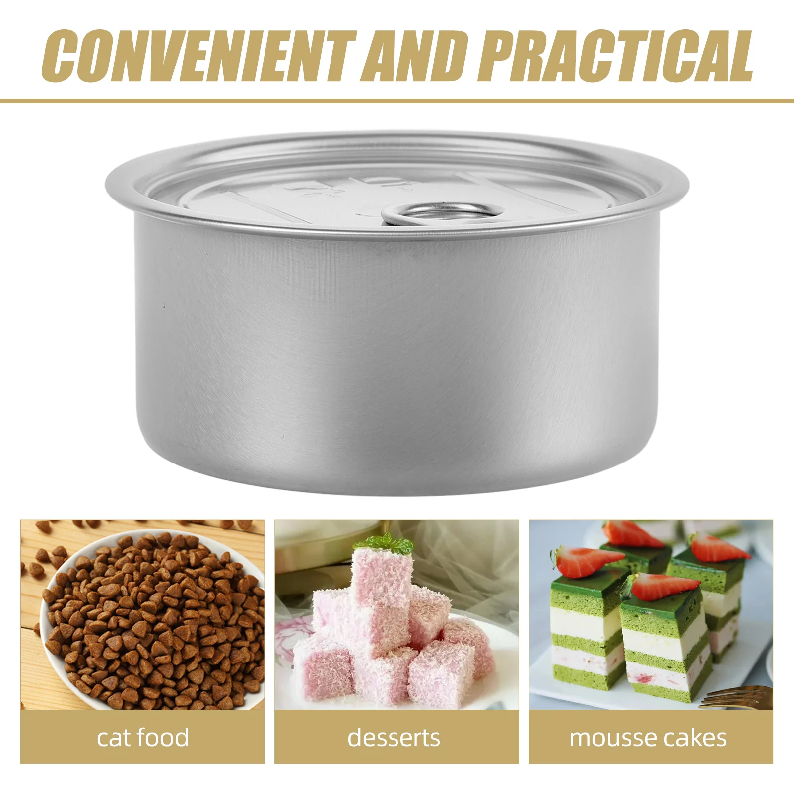 6 шт. алюминиевая коробка для банок большая банка корма домашних животных