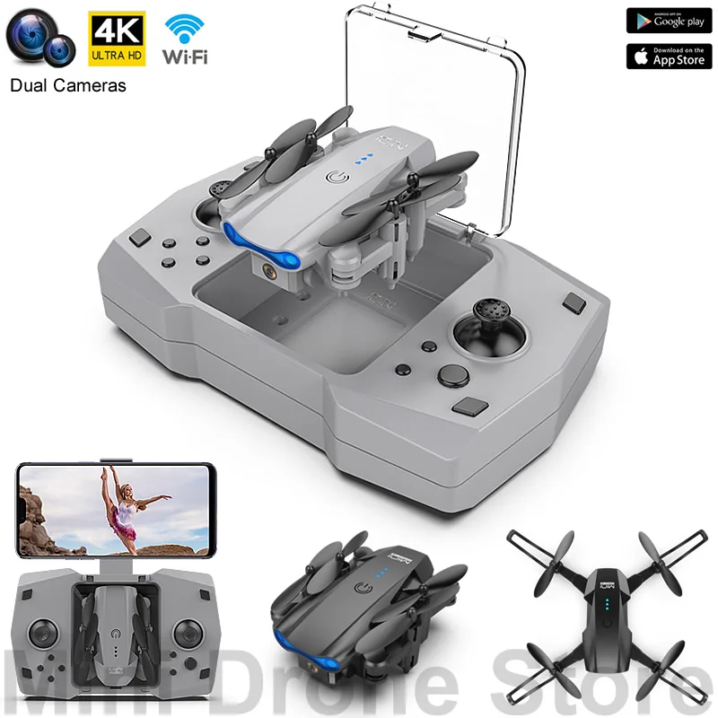 

KY906 RC Mini Drone 4K Aerial Photography Folding Quadcopter With Dual Camer WiFi FPV Remote Control Helicopter Toys Free Return