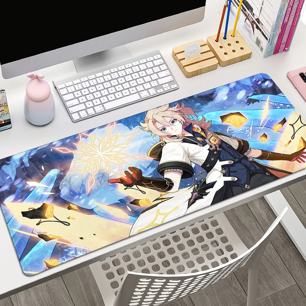 

Genshin Impact Albedo INS Tide Gaming Laptop Computer Desk Mat Mouse Pad Mouse Mat Notbook Mousepad Gamer For PC Computer Table