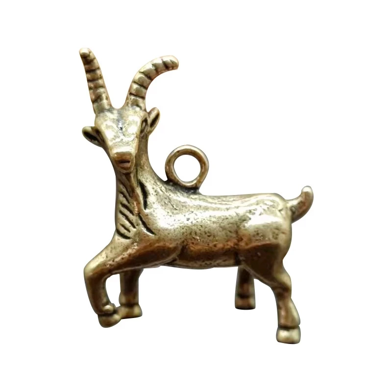 

Зодиак ZOCDOU из латуни, маленькая Статуэтка из овец, маленькая статуэтка, Статуэтка из смолы, декоративная фигурка, миниатюры