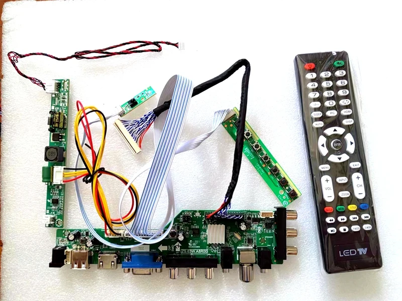 3663 цифровой сигнал Φ DVB-T комплект для LM215WF3 M215HGE M215HW01 T215HVN01 плата контроллера ЖК-телевизора LUA63A82
