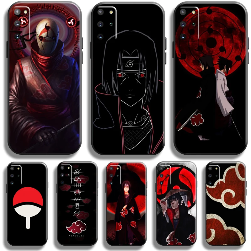 

Naruto Akatsuki Uchiha Itachi For Samsung Galaxy S21 S20 FE Ultra S21 S20 Plus 5G Phone Case Funda Coque Back Soft
