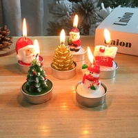 christmas theme scented candles relaxing aromatherapy candle ins photo props christmas tree santa candles desktop ornaments