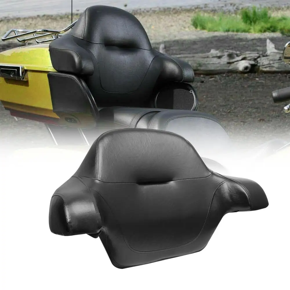

Motorcycle Wrap-around Chopped King Trunk Backrest Pad For Harley Touring Electra Glide Road King Tour Pak Pack 2014-2020
