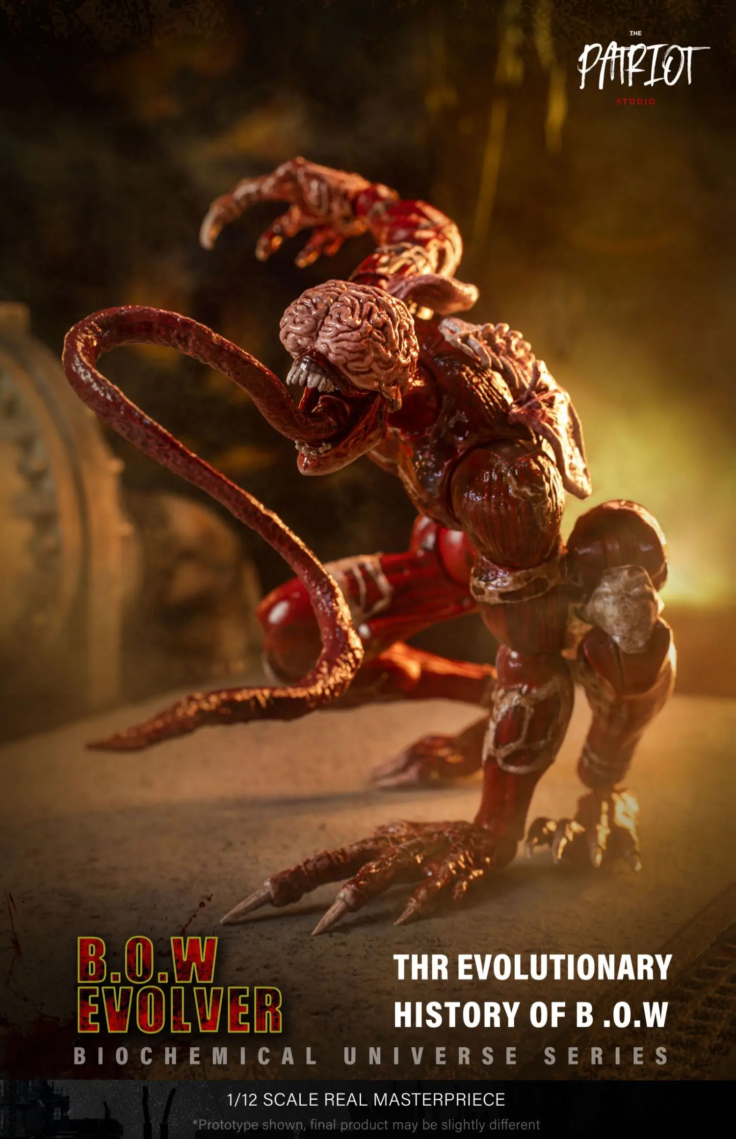 MAK Patriot Studio 1/12 B.O.W Evolver Мутированный Монстр