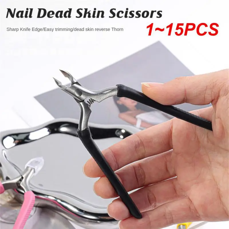 

1~15PCS Toenail Nail Clippers Scissors Thick Ingrown Hard Nail Nipper Trimmer Dead Skin Scissor Nail Cuticle Pedicure Manicure