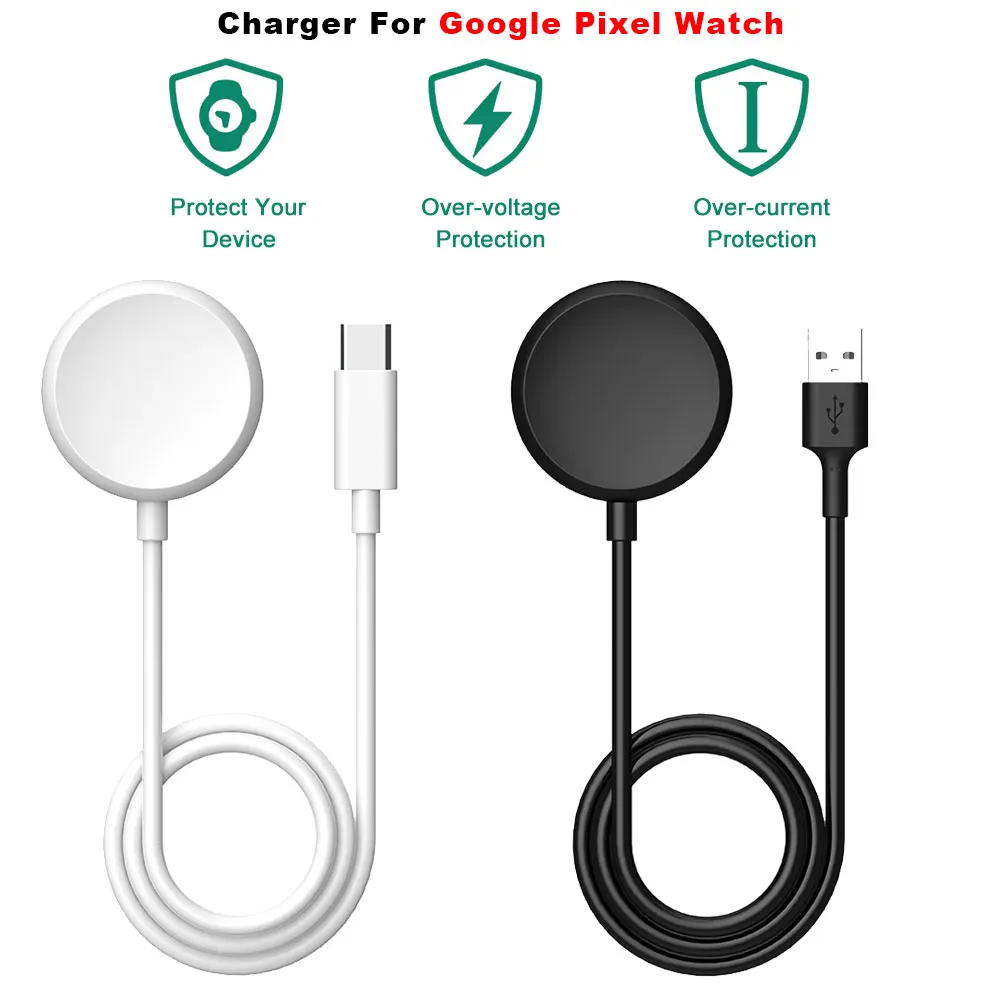 

Зарядное устройство USB Type-C для Google Pixel Watch, Держатель зарядного шнура, адаптер питания, док-станция, Магнитный зарядный кабель для умных часов