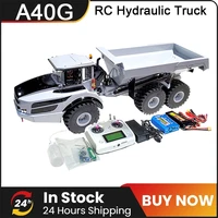 in stock 114 rc hydraulic articulated truck a40g with battery rtr version metal articulated truck model rc cars for adults toy