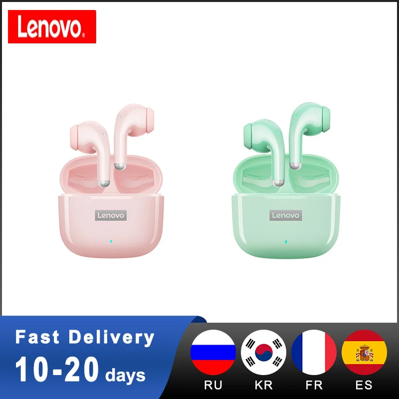 

Оригинальные наушники Lenovo Thinkplus LP40 Pro TWS, полувкладыши, водонепроницаемые спортивные наушники, умная сенсорная игровая гарнитура с микрофон...