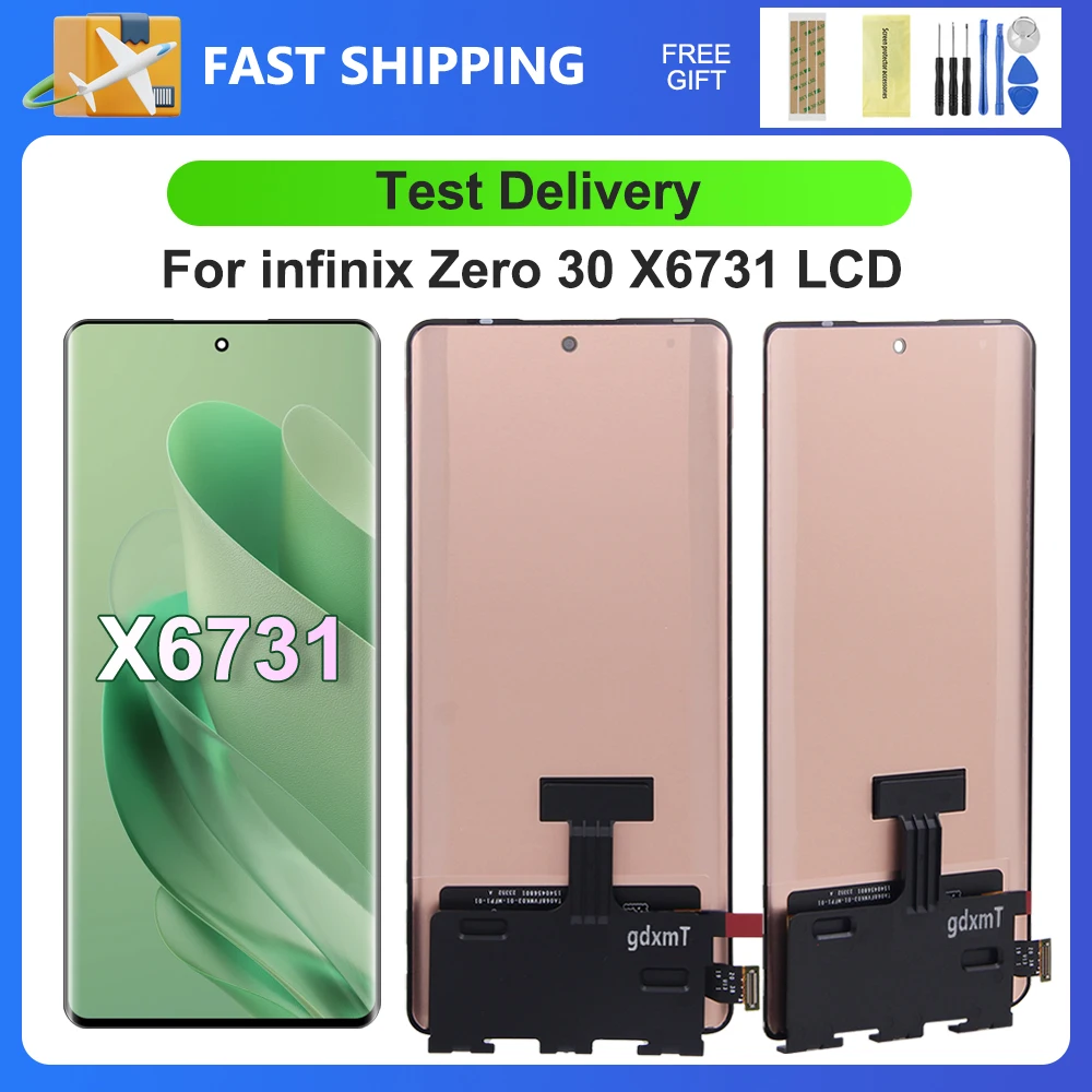Для Infinix Zero 30 5G 6 78 ''для X6731 ЖК-дисплей сменный преобразователь сенсорного