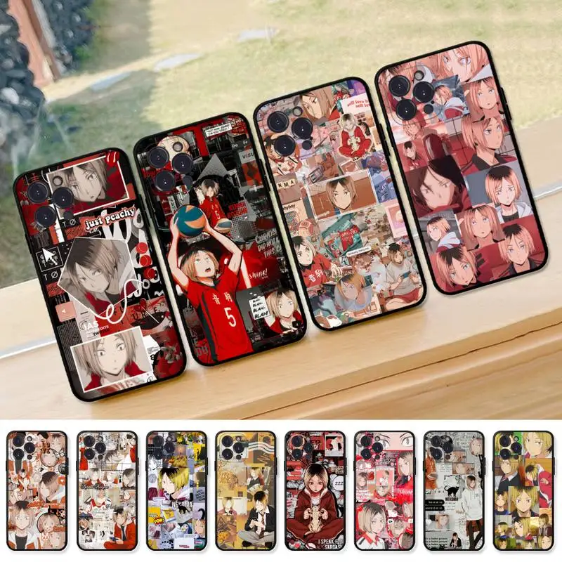 

Haikyuu Kenma Kozume Phone Case Silicone Soft for iphone 14 13 12 11 Pro Mini XS MAX 8 7 6 Plus X XS XR Cover