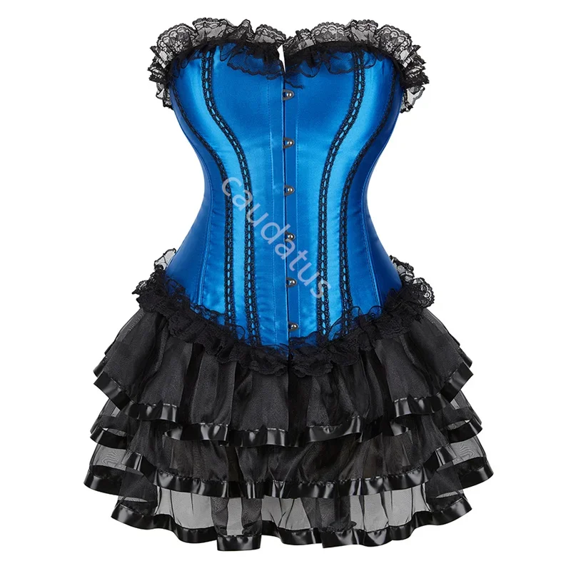 Корсетное платье caudatus комплект юбок-пачка для женщин вечерние бюстье костюм