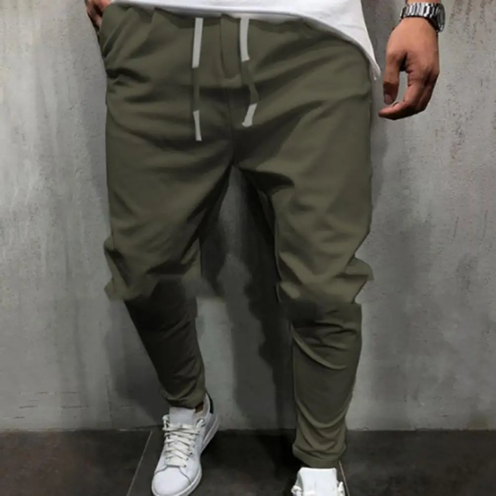 

Men Clothes Fashion Men Harem Pants Soft Baggy Pants Drop Crotch for School