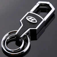 alloy key rings keychains buckle pendant man car keychain creativity gift wholesale for hyundai sonata i40 i30 tucson genesis io