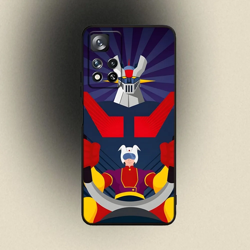 Чехол для телефона Mazinger Z Robot Samsung Galaxy A20 A21s A22 A31 A32 A52 A53 A72 73 A80 A91 Мягкий черный чехол