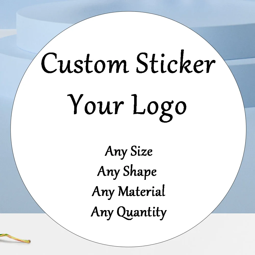 

Custom Personalize Sticker Scrapbooking Design Your Own Logo Decorative Adhesive Paper Label for Car Outdoor Sticker Stationary