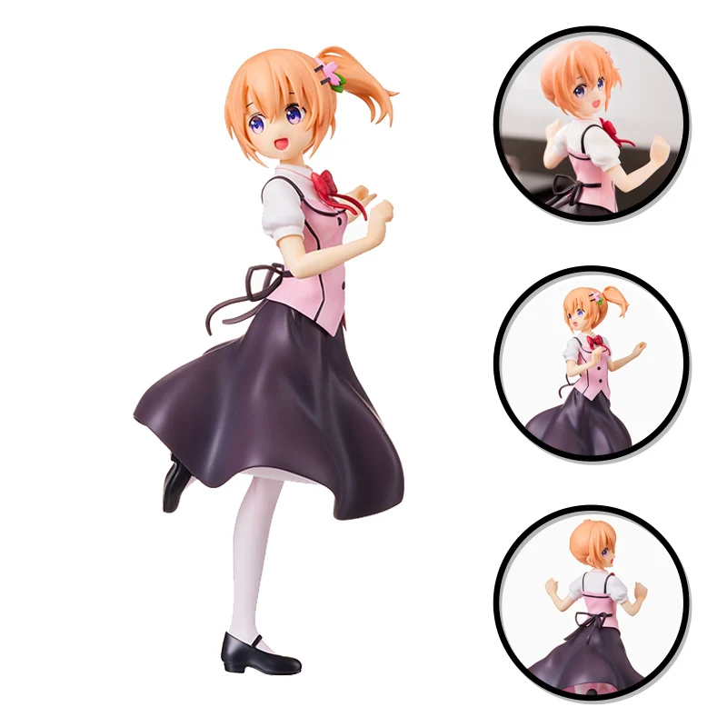 

Аниме-это заказ кролика Фигурка Hoto Kokoa, фигурка куклы, модель Ujimatsu Chiya, украшение, фигурка, Симпатичный ПВХ