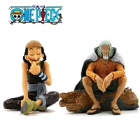 japan anime one piece cartoon figures silvers rayleigh action figure luffy master rayleigh figurine sitting model toys boys gift