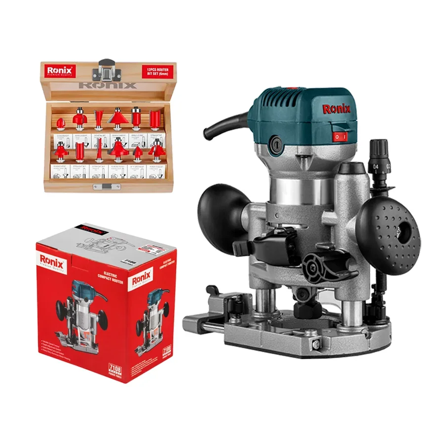 Модель Ronix с переменной скоростью портативный фрезерный станок по дереву