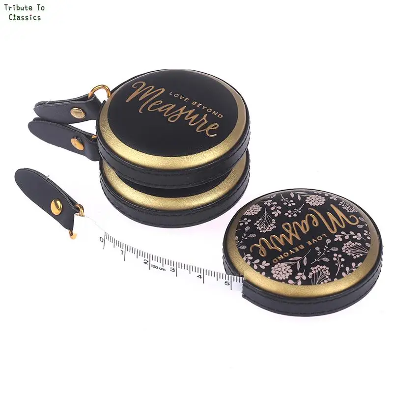 

1,5 м портативная Выдвижная винтажная мини-лента ностальгия измерительная линейка Ретро шитье сантиметр дюймовая рулонная лента 1 шт.