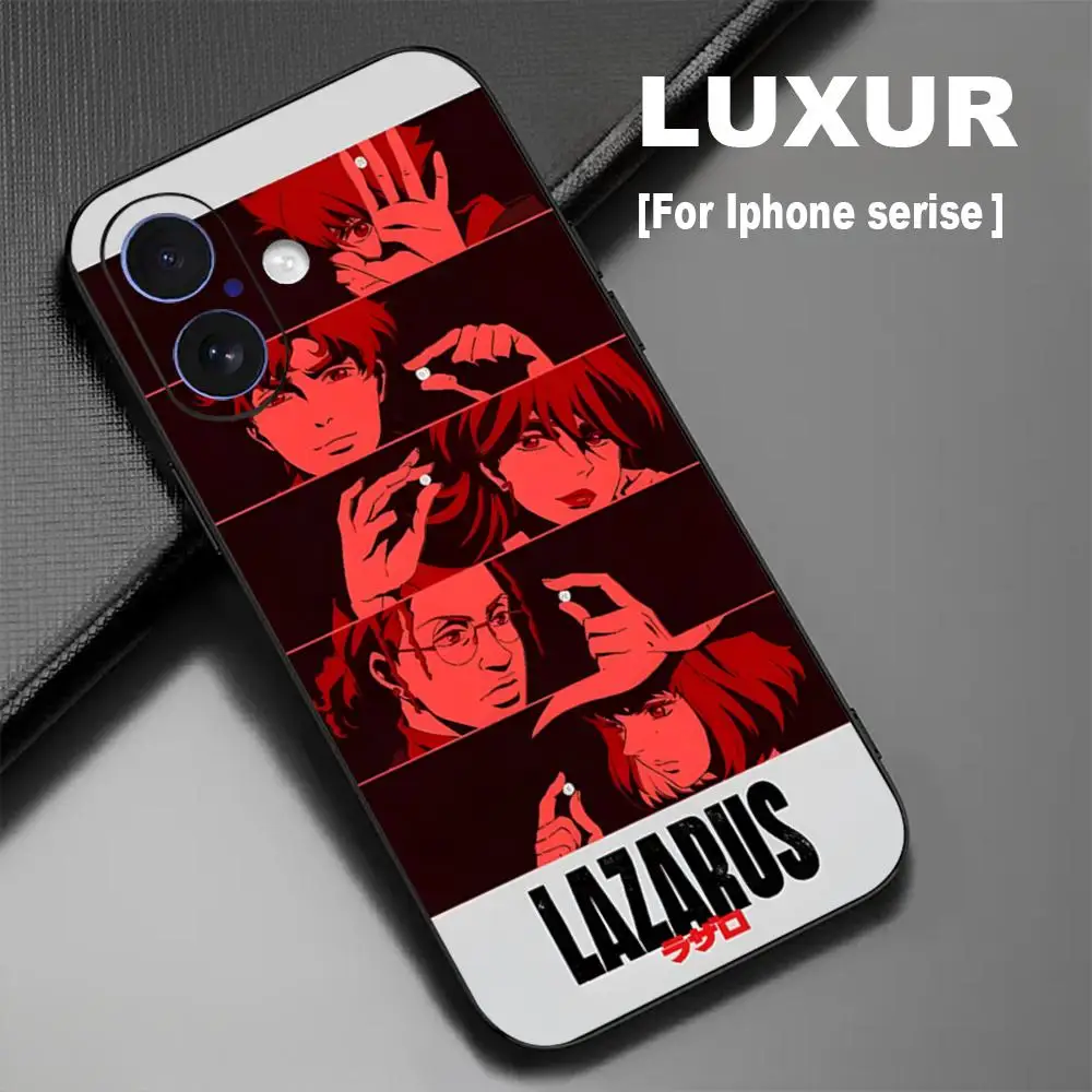 Фото Чехол для телефона iPhone 17 16 15 14 13 LAZARUS 12 X XR XS Anime 8 Plus Mini Pro Max, мягкий, черный, популярный, противоударный №1