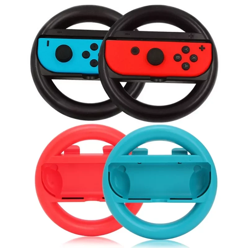 

2Pcs Left&Right Steering Wheel Controller Handle Holder Grip For Nintendo Switch
