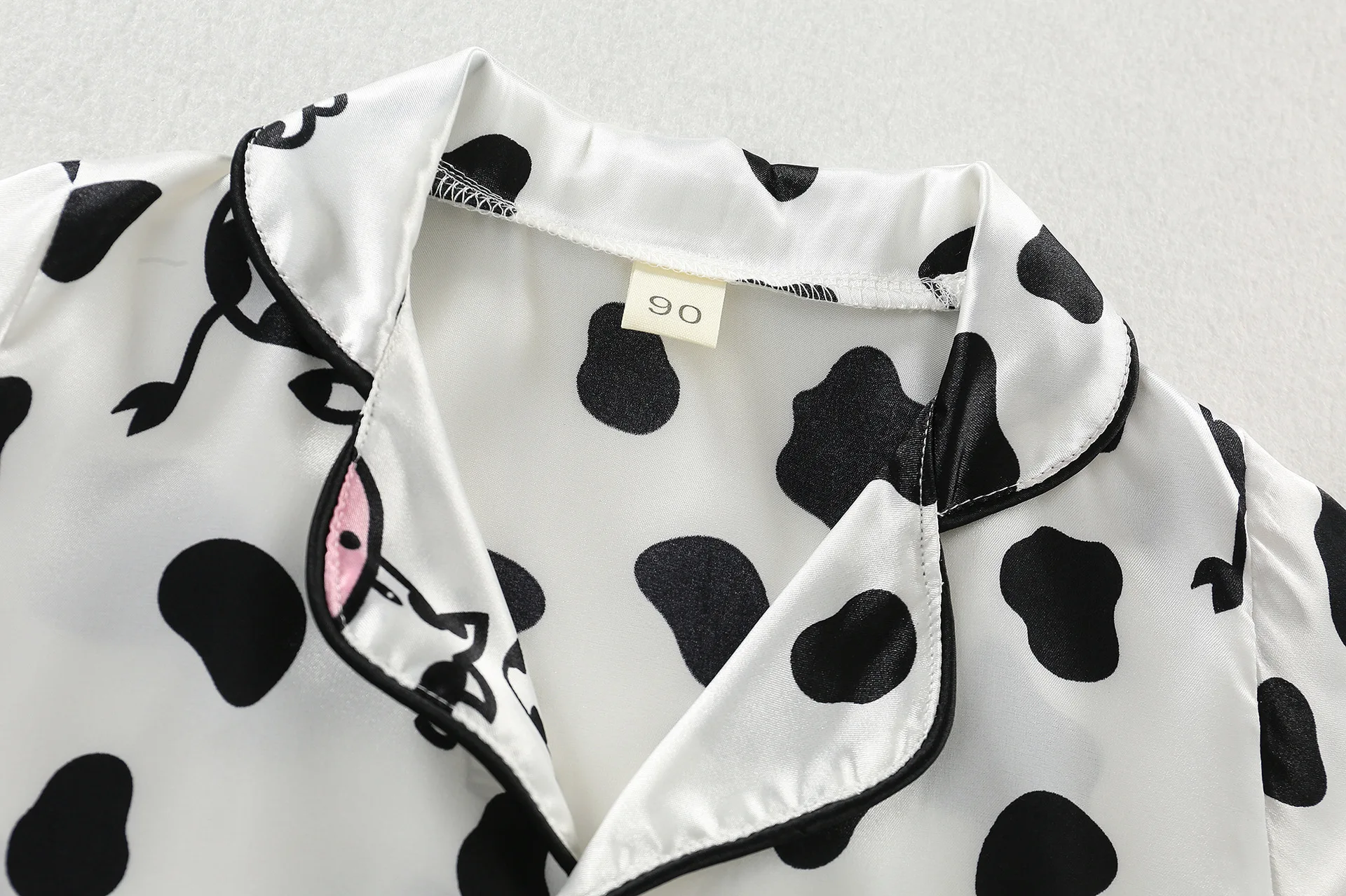 2 шт./комплект Детская атласная футболка с коротким рукавом и штаны