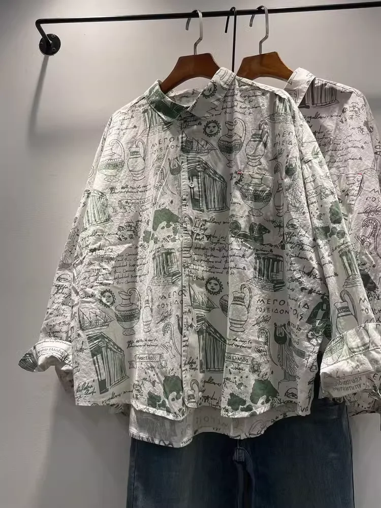 Бюст 144 см женские топы больших размеров из чистого хлопка осенние винтажные