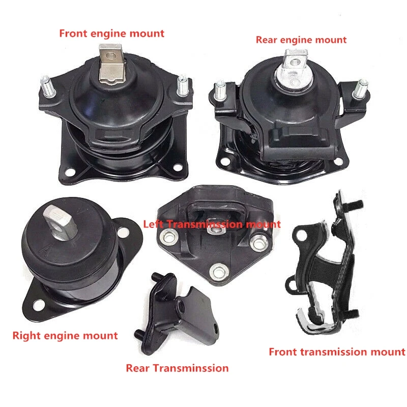 

6PCS/set Car Parts Engine Mount and Transmission Mount For HONDA ACCORD Acura 2003-2007 50810-SDA-A01