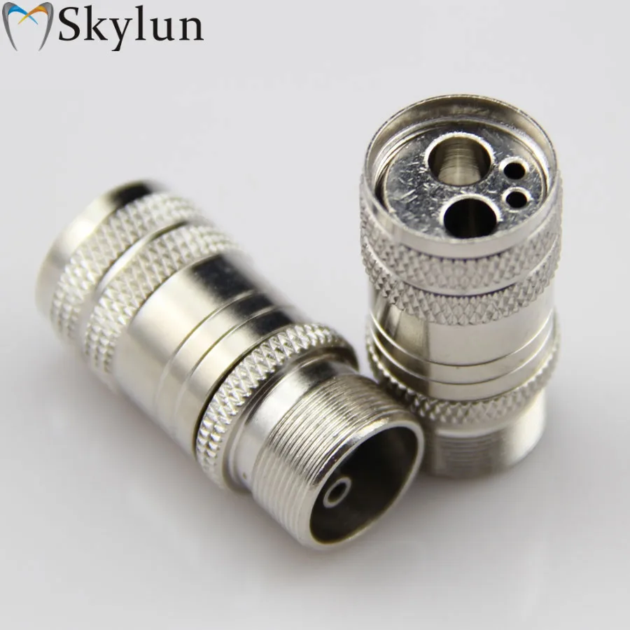 

SKYLUN 10pcs Dental High Speed Handpiece Turbine Adapter Changer From 4Holes to 2Holes tubing Connector 2Holes to 4Holes SL1130