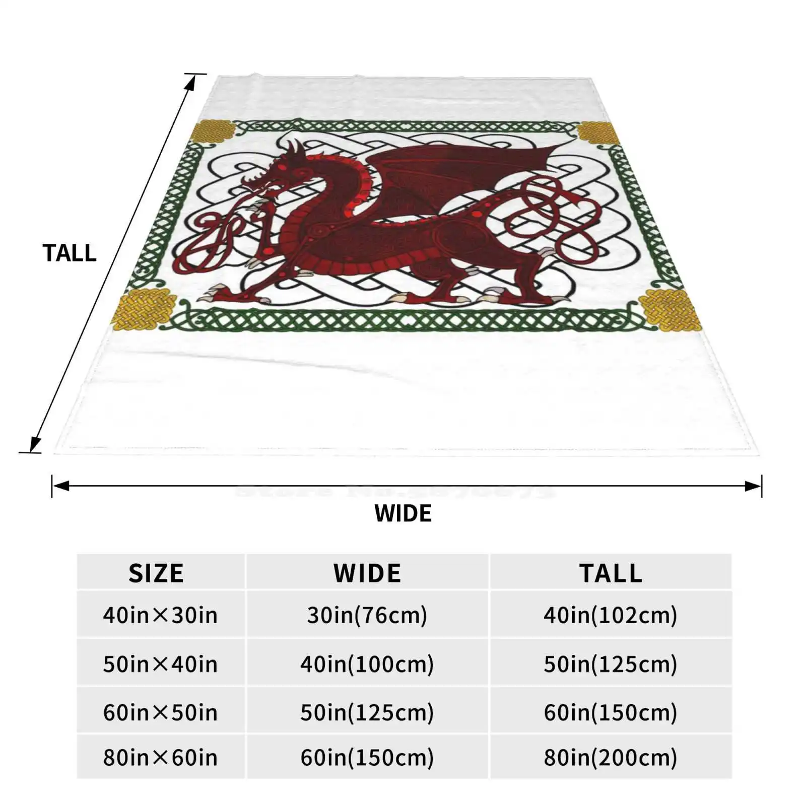 Welsh Dragon-Y Ddraig Goch Лидер продаж комнатное фланелевое одеяло для дома с драконами