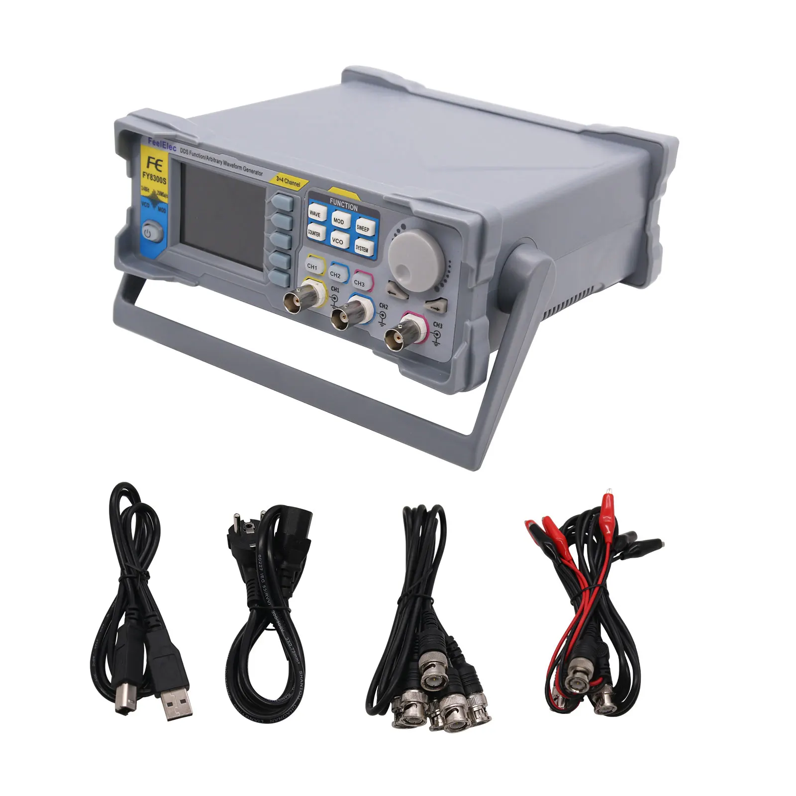 

FY8300-30M 30MHz DDS 3-Channel Function Signal Generator Arbitrary Waveform Generator