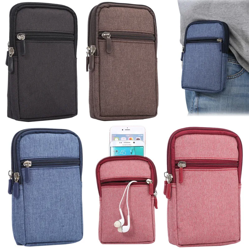

Fashion Men's Waist Bag Pouch Outdoor Sports Mobile Phone Belt Bag Wallet Traveling Camping Accessories Molle Bags Fanny Pack