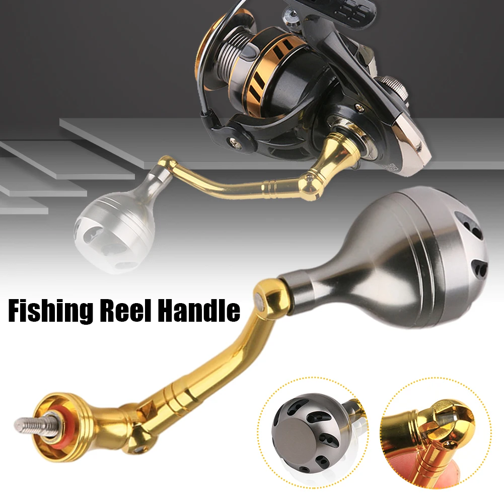

Fishing Reel Handle Replacement For Spinning Reel Foldable Metal Handle Knob Aluminum Alloy 2000-5000 Spinning Reel Rocker Arm