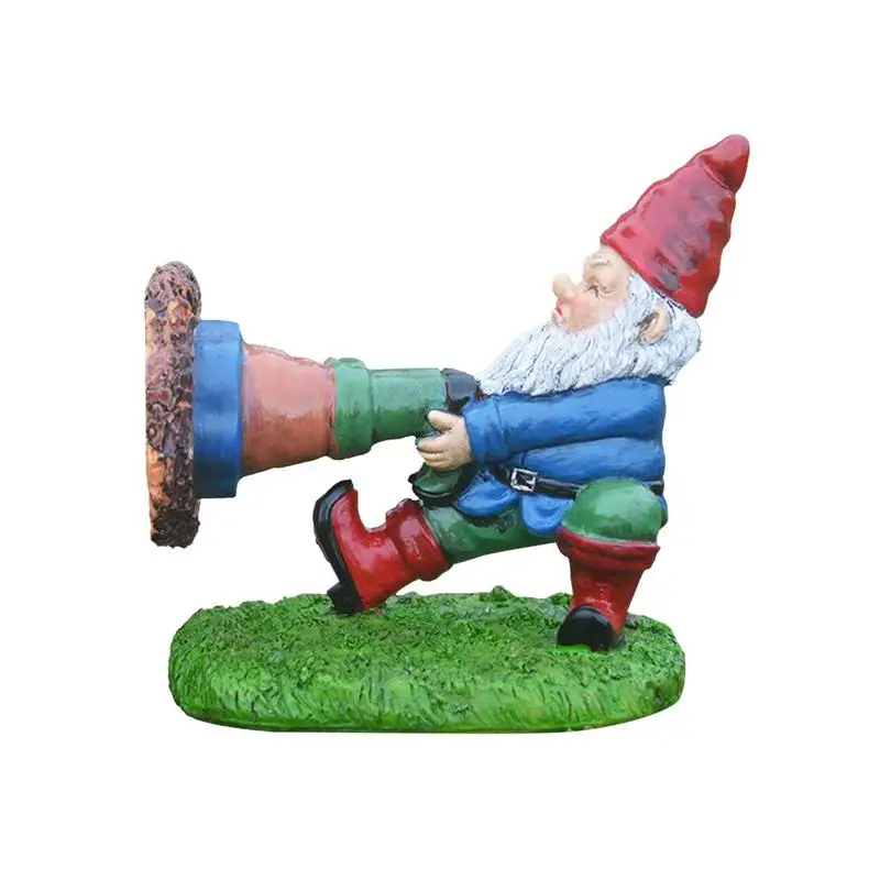 

Gnomes Statues Resin Dwarf Waterproof Figurines Sculpture Gnome Statue Decor Garden Gifts Party Supplies For Balcony Porch Yard