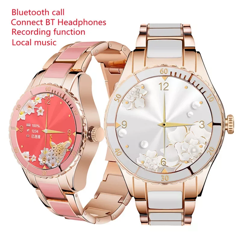 

NEW Z73 Bluetooth Call Smart Watch Ladies Local Music MP3 Player Recording Female Sports Fitness Tracker Heart Rate Blood Pressu