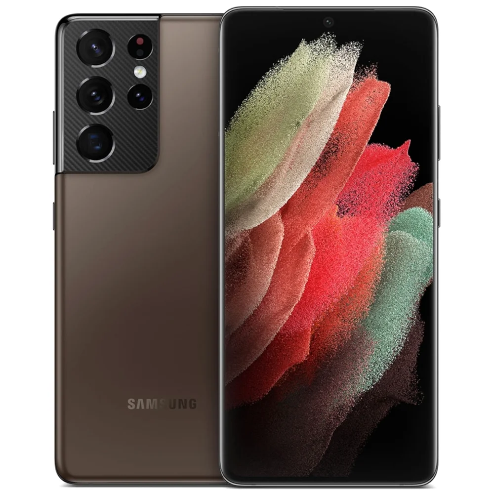 Разблокированный сотовый телефон Samsung Galaxy S21 Ultra 5G S21U G998U1 128 ГБ 256/512 ROM оригинальный