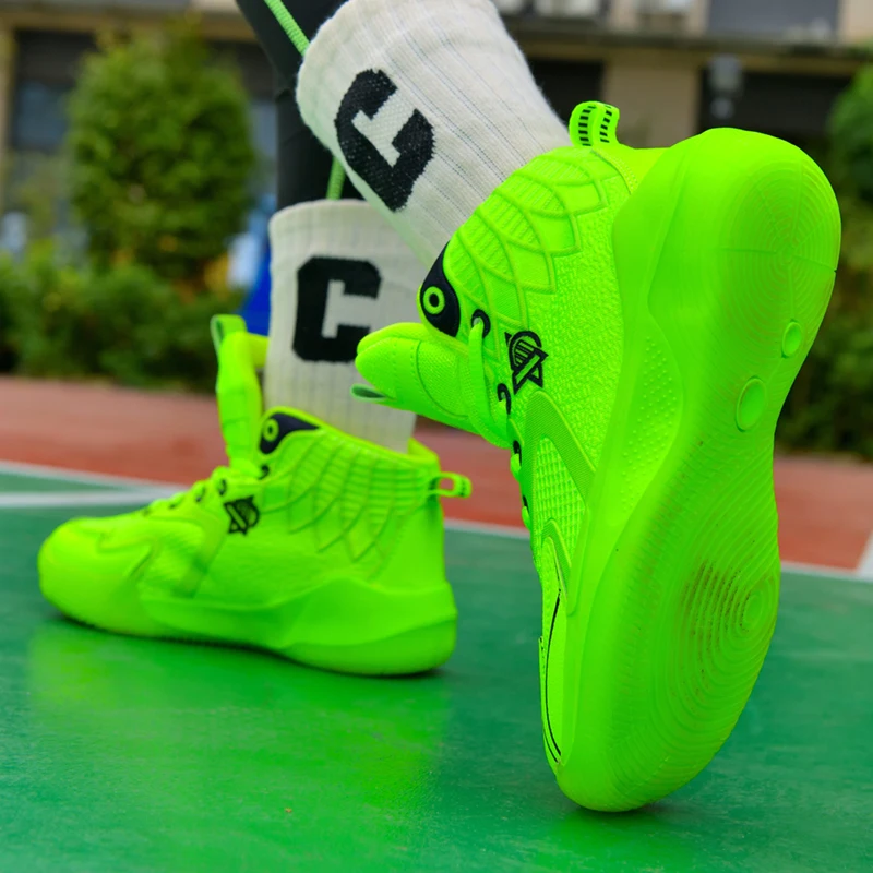 28-40# Comfortable Fashion Youth Outdoor Sport Footwear Children's Boys' Girls' Shoes School Sports Training Basketball Shoes