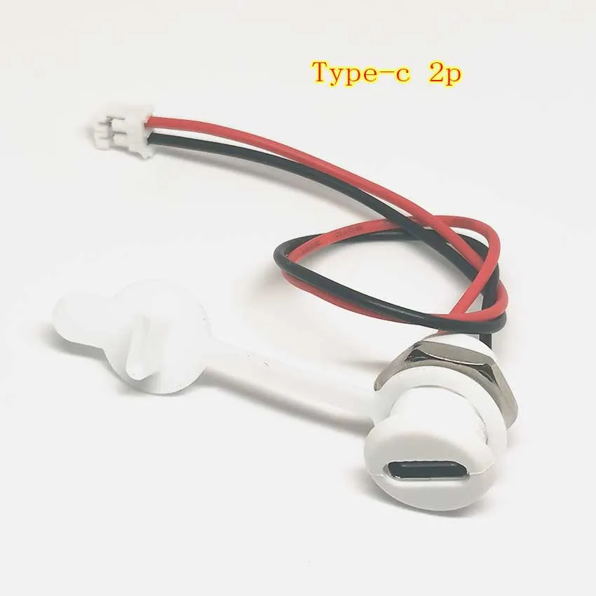

10 шт., водонепроницаемый USB-коннектор Type-C с PH 2,0