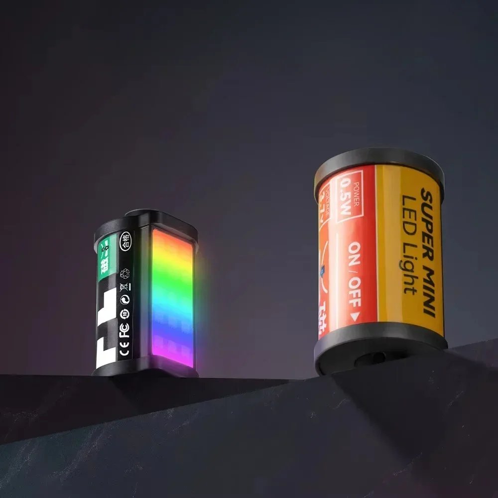 TTArtisan Мини-магнитный светодиодный светильник RGB 5 Вт 300 мАч для камеры Reteo Film Style Super
