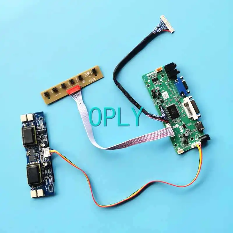 

Для LTM220M1 LTM220M2 плата контроллера экрана ноутбука LVDS 30-контактный 4CCFL HDMI-совместимый VGA DVI 1680*1050 22 "комплект для самостоятельной сборки