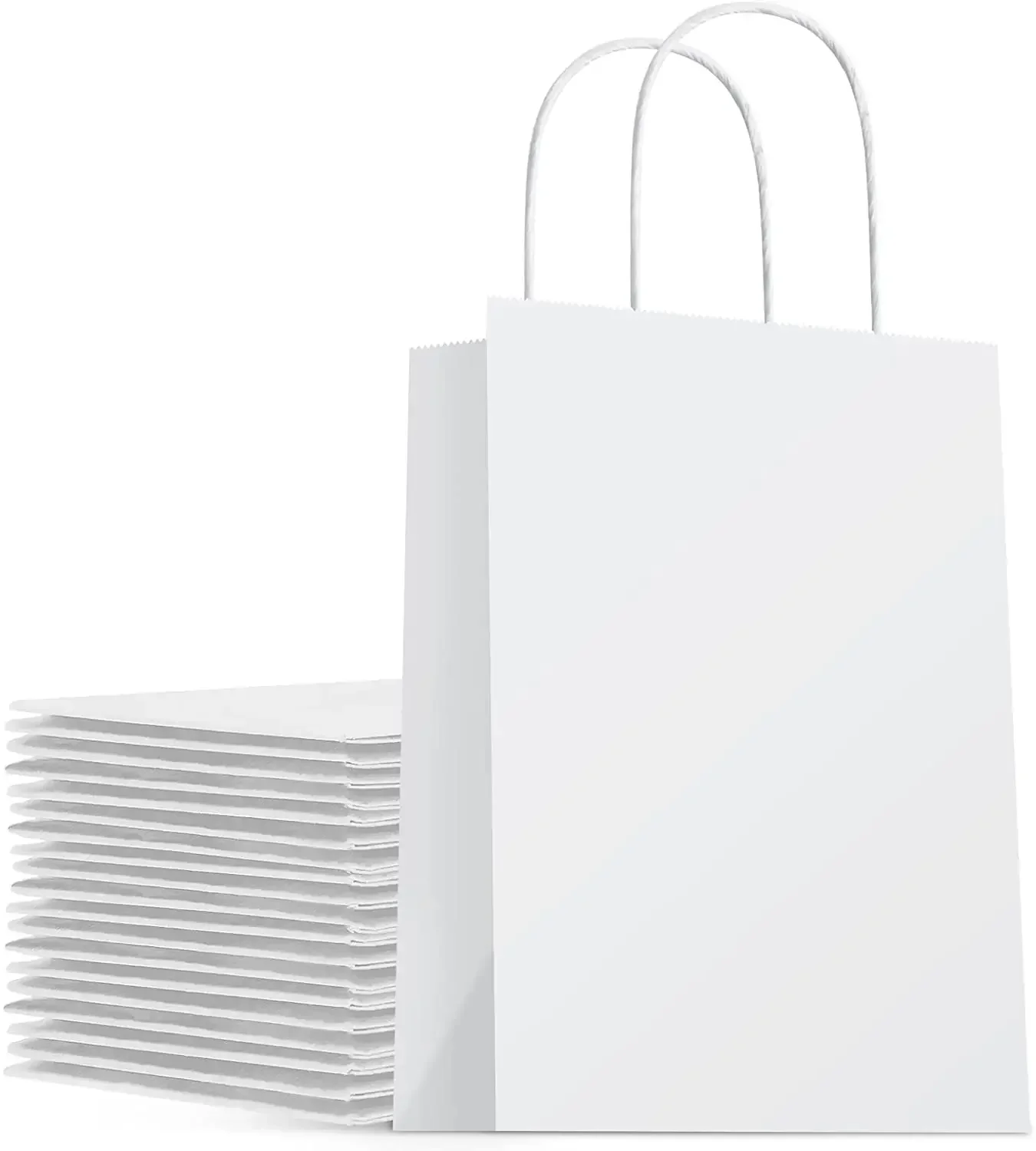 

Коричневые картонные пакеты с ручками