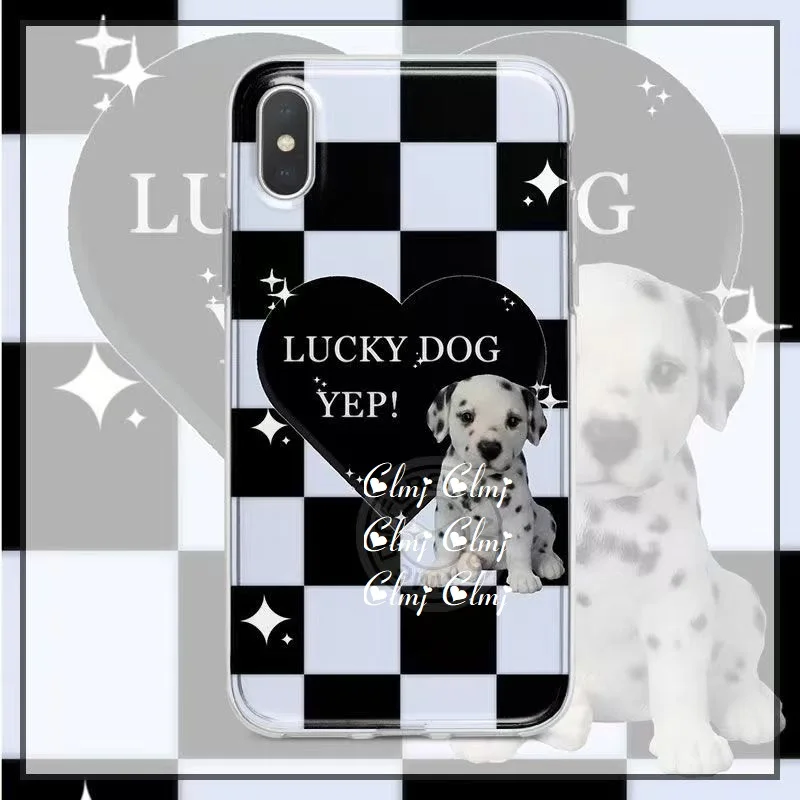 

Clmj Vintage Dog Phone Case For iPhone 12 Mini 13 Pro XS XR X 14 Plus 11 For Samsung Galaxy S22 S21 Animals Silicone Cover