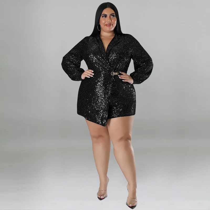 Plus Size Dresses Party Dress Plus Size Women Clothing Dresses for Women 2022 Evening Dresses One Piece Shorts V-Neck Lace Up