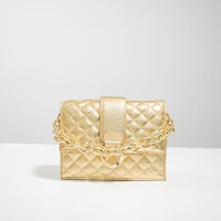 2022 trendy women luxury brand pattern woven female bag chained hand bags square shape handbags