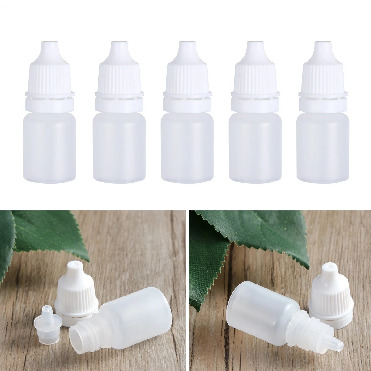 

30 Pcs Empty Dropper Bottles Liquid Eye Drops Paint Squeezable Dropping Storage Glass