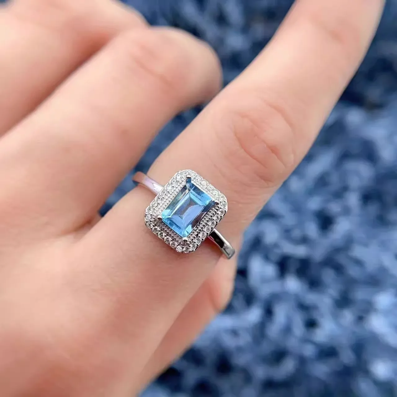 MeiBaPJ инкрустация 5*7/6*8/7*9 мм квадратный камень S925 Стерлинговое Серебро DIY пустой